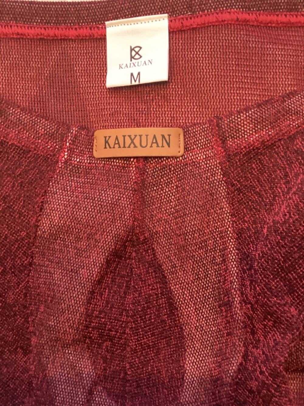 Red mesh trunks, medium - Picture 4 of 7